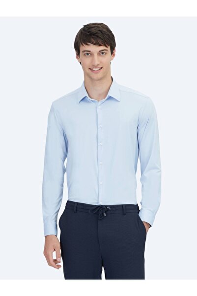 Kip Plava ležerna košulja regularnog kroja