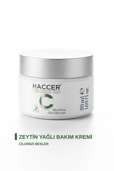 Haccer Doğal Zeytinyağlı Günlük Bakım Kremi 45ml
