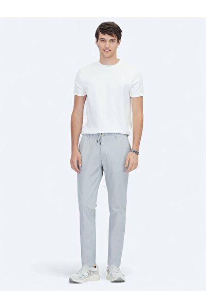 Kip Stone Plain Woven Jogging Fit Casual Pants
