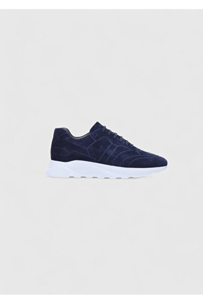 Ramsey Navy Blue Suede Sports Shoes
