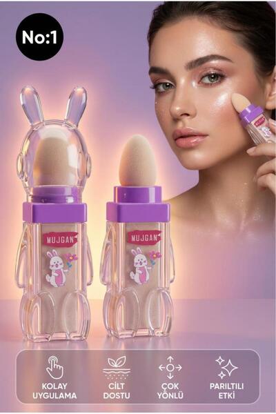 MUJGAN Sünger Uçlu Yüz Ve Vücut Simi Aydınlatıcı Bej
