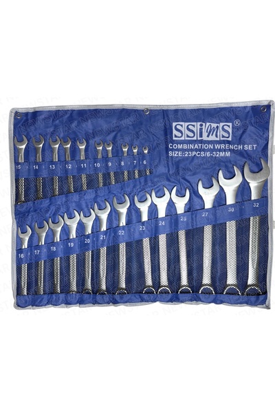 Newstar مجموعة مفاتيح ربط مكونة من 23 قطعة مع حقيبة قماش