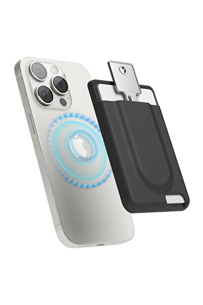 Elago iPhone Manyetik Kart Tutucu - MagSafe Uyumlu Anahtar Saklamalı Cüzdan -...