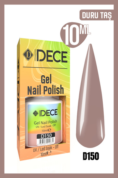 d dece Kalıcı Oje Uv Led D150 (KAHVERENGİ SERİSİ) 10ml