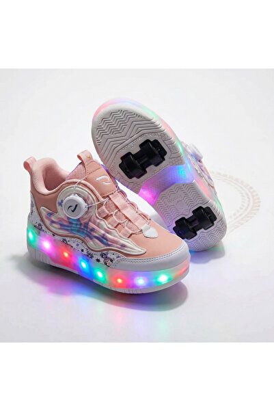 LE STYLE DE MARIE Eğlenceli LED Işıklı Spor Paten Ayakkabı - Tekerlekli ve ış...