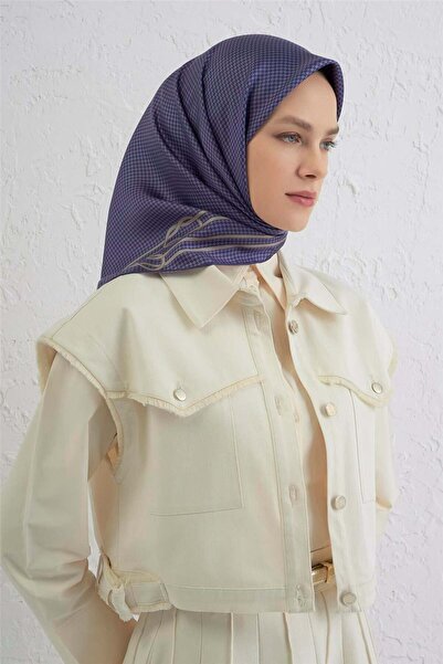 Armine Eșarfă clasică cu model Pure mătase Twill 9404D 09