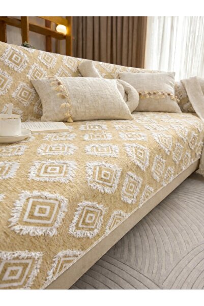 miar home perde tekstil غطاء أريكة مصنوع من القطن بنسبة 100% - غطاء واقي يغطي...