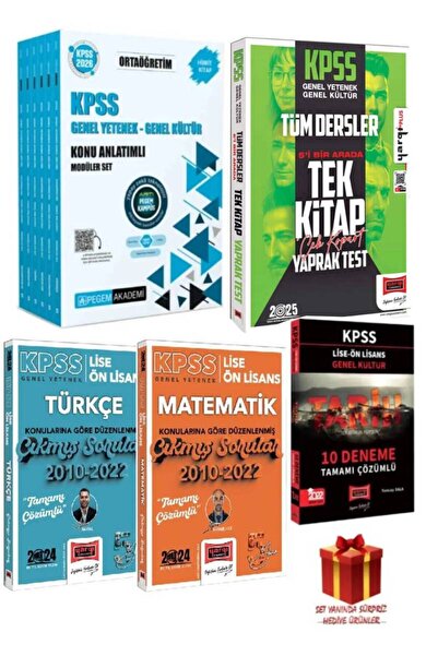 Pegem Akademi Yayıncılık 2026 Pegem KPSS Ortaöğretim GYGK Konu Anlatımlı Modü...