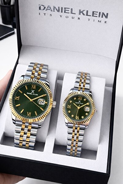 Daniel Klein Bilekte.1.531 Çelik Kordon Çift Saat Bay Takım 30 Mt Suya Dayanı...