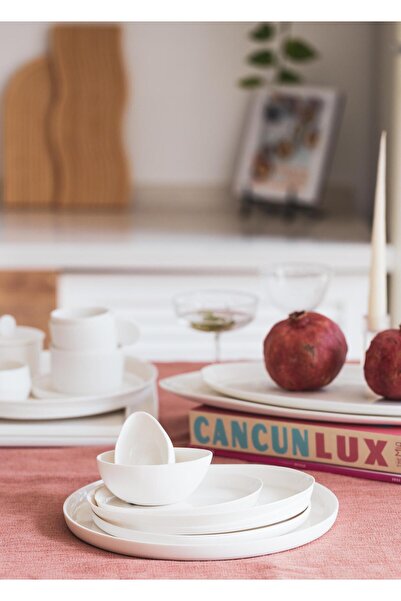 The Mia Cotta Limoges Kase Beyaz 12 cm