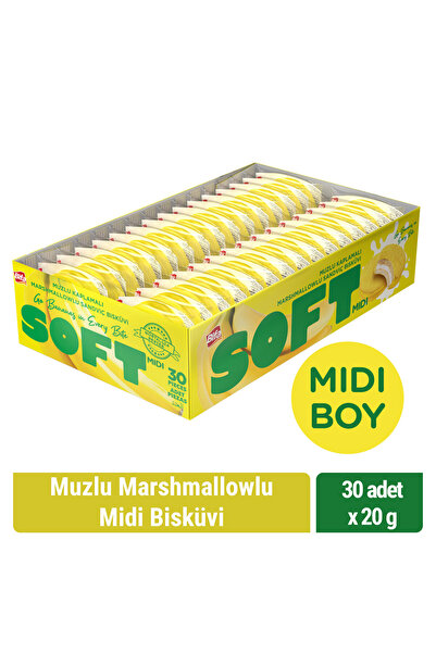 Bifa Soft Muzlu Marshmallowlu Midi Boy Bisküvi 20 gr x 30 Adet