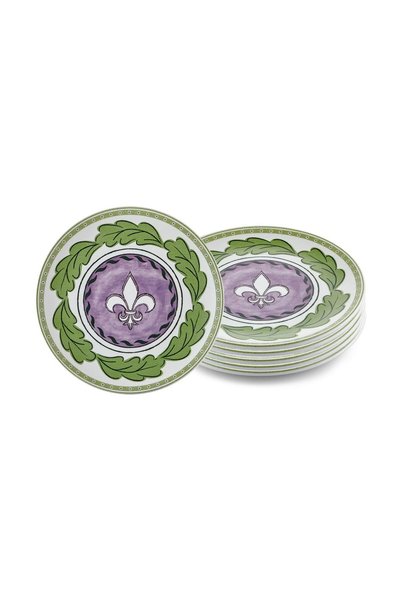 The Mia Provence Lavender Pasta Plate Set of 6 19 cm Prc001