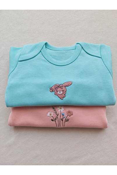 Pink cherry 2-Pack Baby Bodysuits