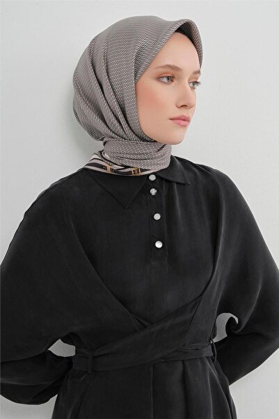 Armine Με μονογραμματικό σχέδιο Κασκόλ Pure Μετάξι Twill 9401D 83