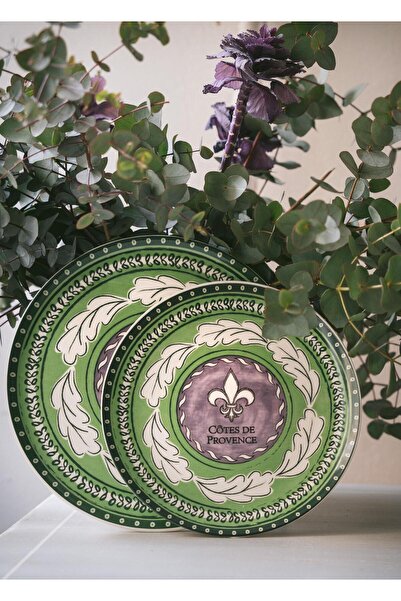 The Mia Provence Lavanta Servis Tabağı 6lı Set 26 cm PRC03