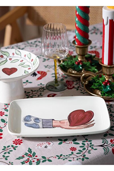 The Mia Luv Rectangular Serving Tray 33X21 cm