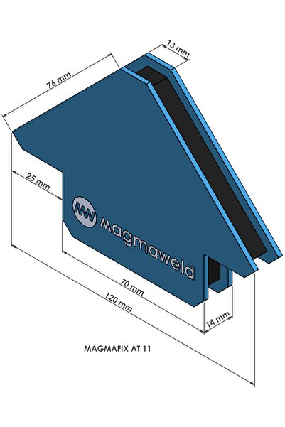 Magmaweld Magmafıx At-11 Manyetik Kaynak Gönyesi - 11 Kg