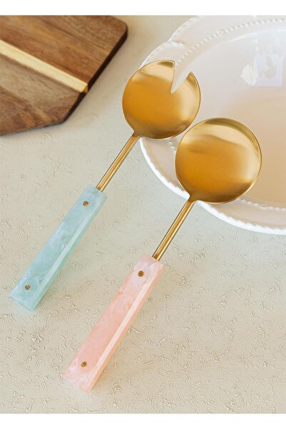 The Mia طقم تقديم سلطة الثنائي 2 قطعة