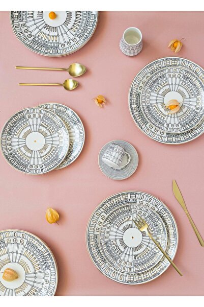 The Mia Citta Pasta Tabağı 6 Kişilik