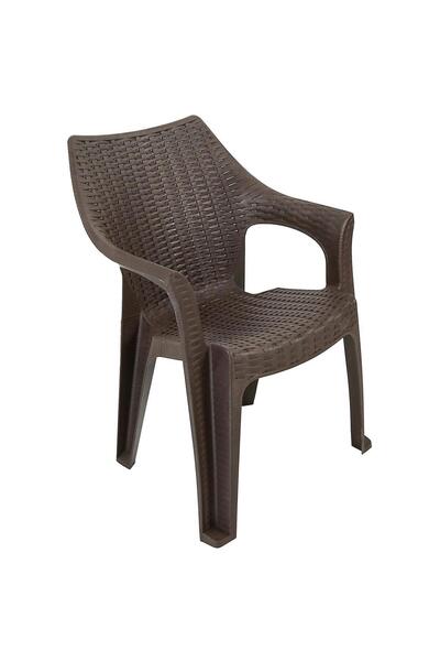 Mandella Polo Rattan Koltuk (4 adet) KAHVERENGİ