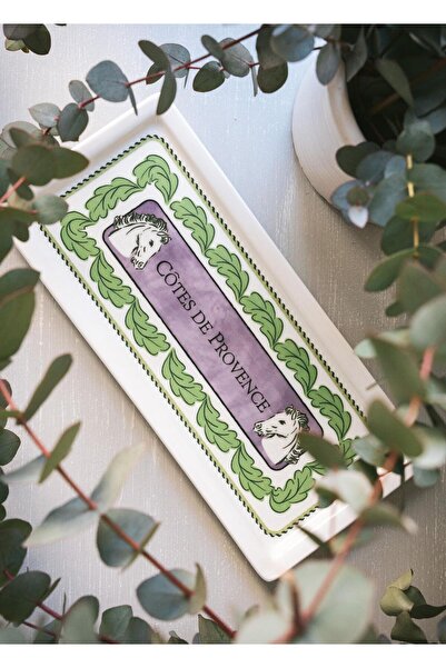 The Mia Provence Lavanta Dikdörtgen Servis 35x16 cm PRC007