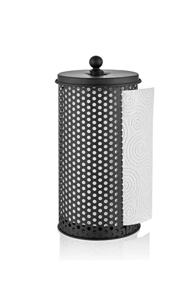 The Mia Θήκη για πετσέτες/χαρτοπετσέτες Μαύρη 30x14 εκ.