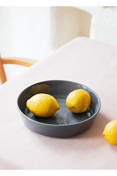 The Mia Noon Salata Kasesi Gri 23x6 cm