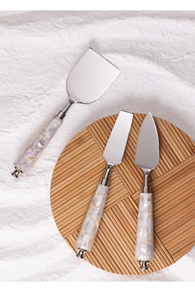 The Mia طقم تقديم جبنة بيرل 3 قطع