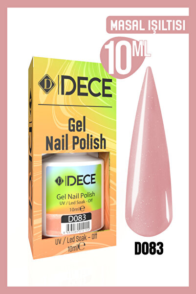 d dece Kalıcı Oje Uv Led D083 (SEDEFLİ RENK) 10ml