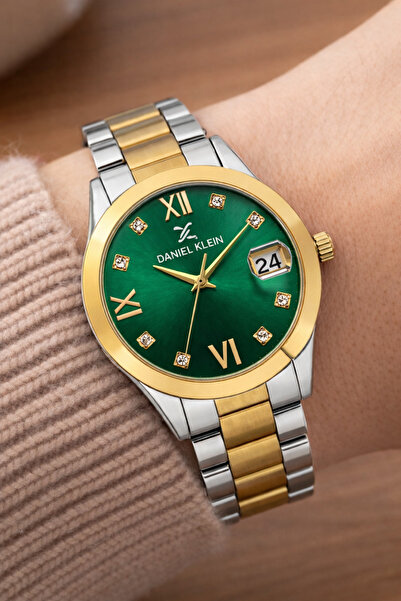 Daniel Klein Roma Rakamlı, Taşlı Kadran,Takvimli Kadın Kol Saati