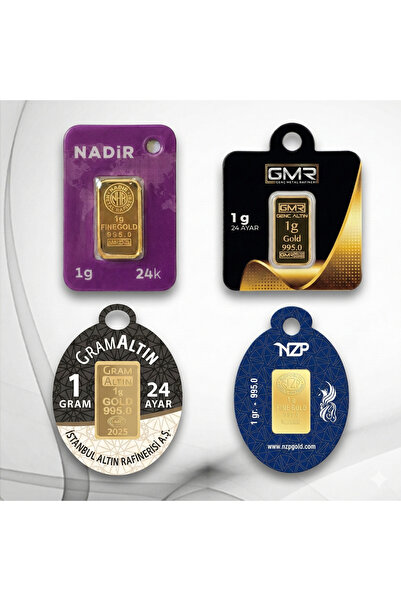 JEWELAi 1 Gram Külçe Altın 995 Saflık Sertifikalı