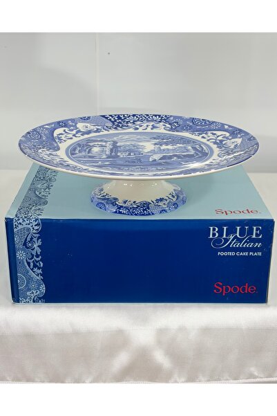 SPODE Blue Italian Kek Servis Tabağı