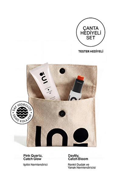 INO Cosmetic Daylily Stick Ruj & Allık 8,77Gr + Pink Quartz Işıltılı Nemlendi...