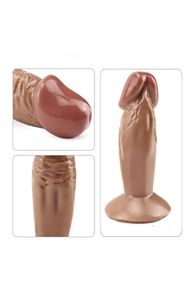 Joytoy Melez Küçük Penis Ten Dokulu Anal Plug Vajinal Dildo