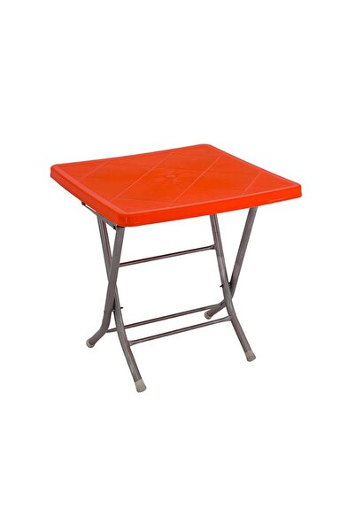 Mandella 80x80 Katlanır Ayaklı Masa Turuncu