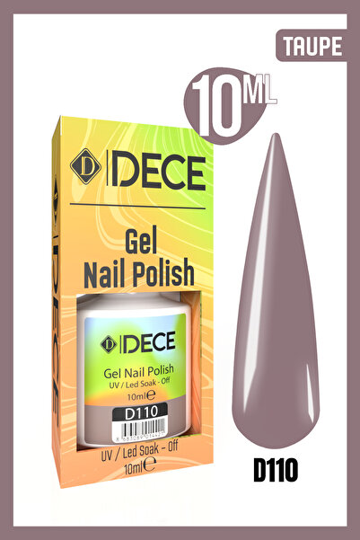 d dece Kalıcı Oje Uv Led D110 (KAHVERENGİ SERİSİ) 10ml
