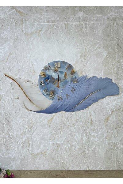 OEM Ceas de perete de lux albastru