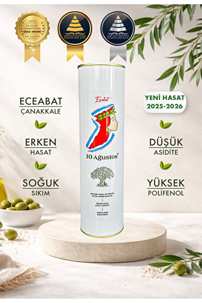 10 Ağustos Natürel Sızma Zeytinyağı 750ml
