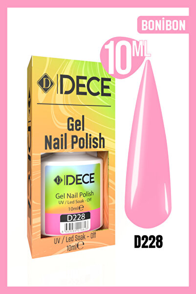 d dece Kalıcı Oje Uv Led D228 (PEMBE SERİSİ) 10ml