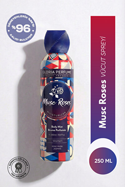 Gloria Perfume Musc Roses 250 ml Body Mist