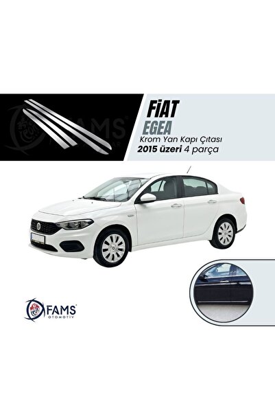 FAMS OTO AKSESUAR Fiat Egea Hb-sedan Krom Yan Kapı Çıtası 4 Kapı P,çelik 2015...