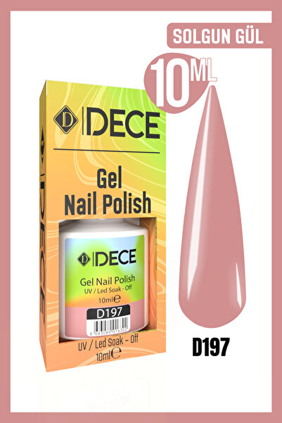 d dece Kalıcı Oje Uv Led D197 (PEMBE SERİSİ) 10ml