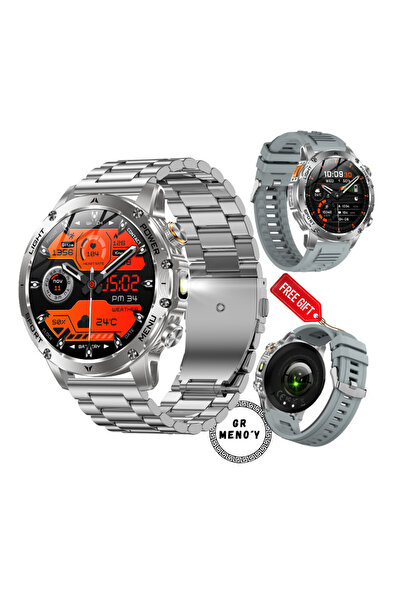 gitech Έξυπνο ρολόι με κλήσεις Bluetooth, φακό, ειδοποιήσεις, SMS, ελληνική γ...