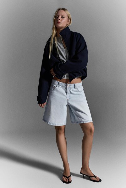 Bershka Baggy fit denim şort