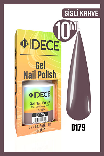 d dece Kalıcı Oje Uv Led D179 (KAHVE SERİSİ) 10ml