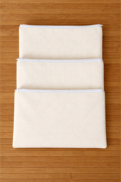 S&R 3 komada šminke Torba debelo sirovo platno Torba Štampano k Vezena k Punc...