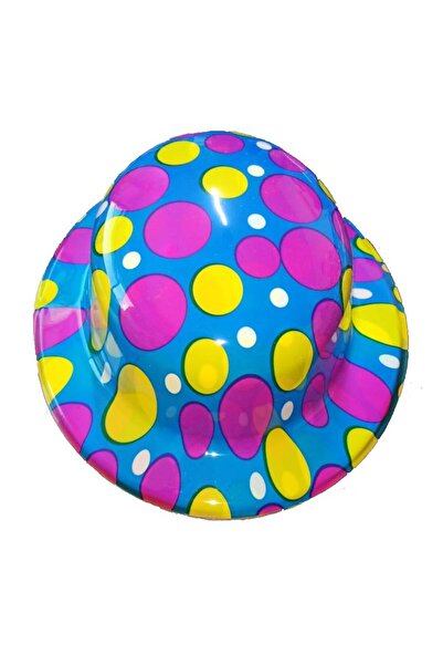 partidolu Puan Sa deznom Okrugla plastična šešir za zabavu, za odrasle, 1 kom