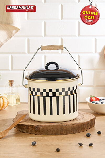 Kahramanlar Prime cream enamel bakraç 20 cm