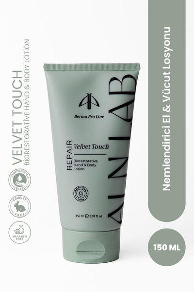 ALN LAB Velvet Touch Nemlendirici El ve Vücut Losyonu - Hızlı Emilen Bitkisel...