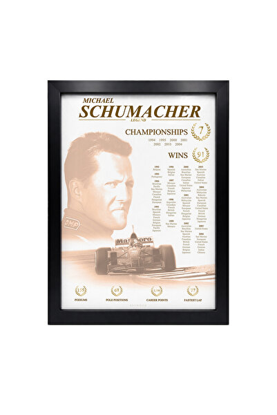 KAYNOCK Michael Schumacher Legend, Ferrari, Formula 1, F1, Poster Tablo Dijit...